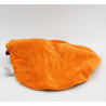Doudou et compagnie collector plat rond canard Gédéon orange sur fleurs