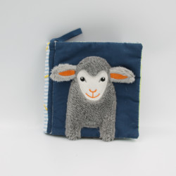 Livre Doudou en tissu mouton chat miroir