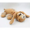 Ancienne peluche chien beige marron Pitou lunettes VULLI Vintage