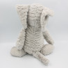 Doudou peluche éléphant gris
