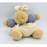 Doudou lapin patapouf beige écru gris BUATHIER JOSEPH