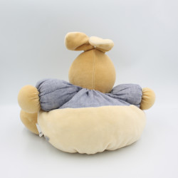 Doudou lapin patapouf beige écru gris BUATHIER JOSEPH