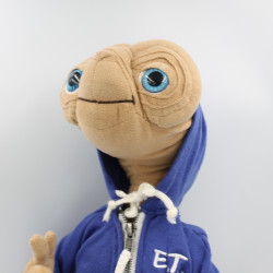 Peluche E.T. l' extra terrestre sweat bleu UNIVERSAL STUDIOS