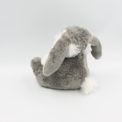 Doudou lapin peluche gris blanc Yeux brillants SIMBA TOYS NICOTOY