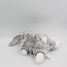 Doudou lapin blanc gris tout doux SIMBA TOYS NICOTOY