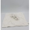 Doudou plat lapin blanc beige PRIMARK EARLY DAYS