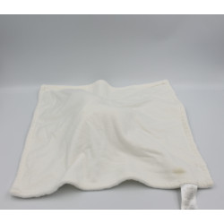 Doudou plat lapin blanc beige PRIMARK EARLY DAYS