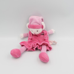 Doudou plat souris rose KIMBALOO