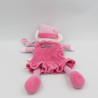 Doudou plat souris rose KIMBALOO