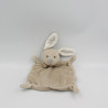 Doudou plat lapin beige GRAIN DE BLE