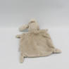 Doudou plat lapin beige GRAIN DE BLE