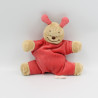 Doudou semi plat papillon coccinelle rouge BENGY