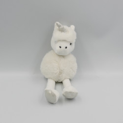 Doudou peluche licorne blanche HELLO KIDS HOME DECO