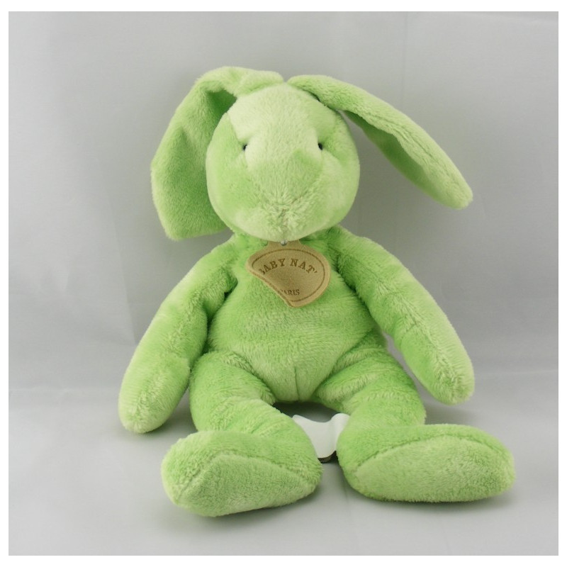Doudou lapin rose bordeaux BABY NAT