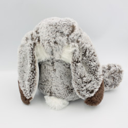 Doudou Peluche lapin marron blanc HISTOIRE D'OURS 30 cm