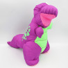 Ancienne peluche puffalump dinosaure rose vert FISHER PRICE 1992 Vintage