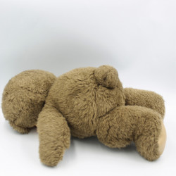 Ancienne Peluche ours brun marron Nombrilou AJENA