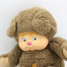 Ancienne Peluche ours brun marron Nombrilou AJENA