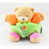 Doudou Ours patapouf bleu vert avec abeille Kaloo