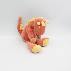 Doudou dragon rouge jaune MARESE