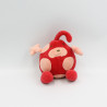 Doudou fraise rouge rose MARESE