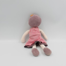 Doudou poupée Fille rose prune MARESE
