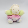 Doudou lapin patapouf rose vert123 KALOO