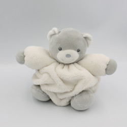 Doudou ours plume gris blanc KALOO