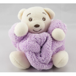 Doudou petit ours Plume rose KALOO