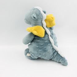 Doudou dragon bleu étoiles Victor et Lucien NOUKIE'S 28 cm