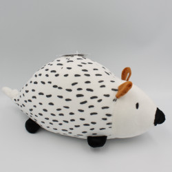 Doudou hérisson blanc noir marron ORCHESTRA