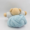 Doudou ours plume blanc bleu KALOO