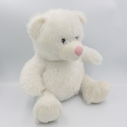Peluche ours blanc lumineux LULLABRITES