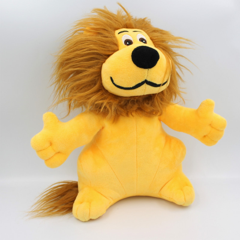 Doudou peluche lion tee shirt CREDIT LYONNAIS LCL