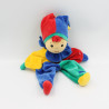 Doudou plat lutin bleu jaune vert  rouge STERNTALER