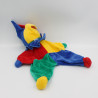 Doudou plat lutin bleu jaune vert  rouge STERNTALER