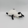 Doudou panda blanc noir éponge