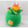 Doudou plat étoile verte louna l'abeille MOULIN ROTY