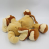 Doudou éléphant marron beige NOUKIE'S 26 cm