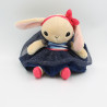 Doudou lapin robe bleu marine tutu H&M