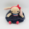 Doudou lapin robe bleu marine tutu H&M