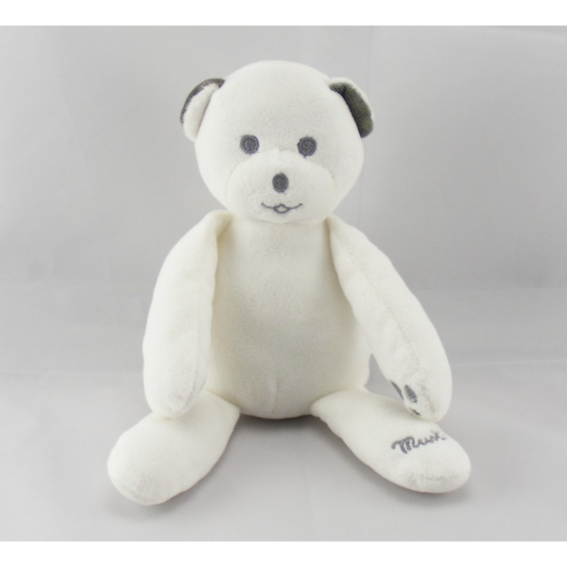 Doudou ours blanc Musti de Mustela