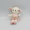 Doudou mouton blanc rose tutu H&M