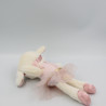 Doudou mouton blanc rose tutu H&M
