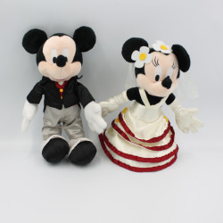 Peluche Minnie et mickey mariés mariage DISNEYLAND