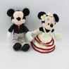 Peluche Minnie et mickey mariés mariage DISNEYLAND