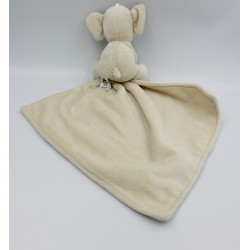 Doudou éléphant beige écru mouchoir JELLYCAT