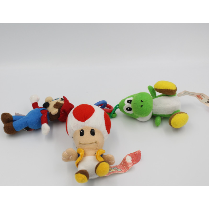 Porte clefs peluche Yoshi Mario Bros Toad NINTENDO