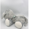 Grand Doudou ane gris blanc foulard bleu Régliss KALOO