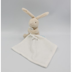 Doudou Lapin beige avec mouchoir Naturel Baby nat
